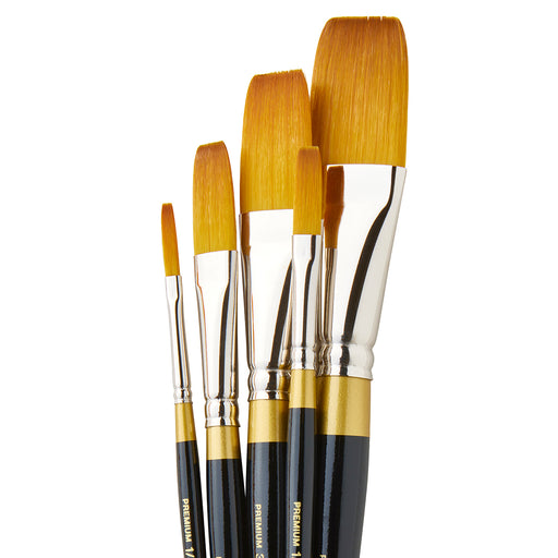 Original Gold® 9100 One Stroke Brushes 5 pc - Premium - KINGART