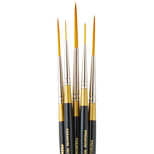 Original Gold® 9050 Script Liner Brushes 5 pc - Premium - KINGART
