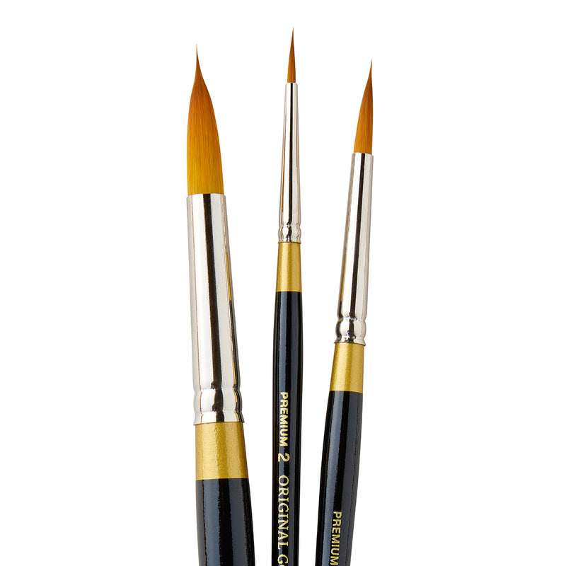 Original Gold® 9430 Round Floral Set, 3 pc - Premium - KINGART