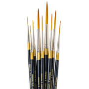Original Gold® 9050 Script Liner Brushes 9 pc - Premium - KINGART