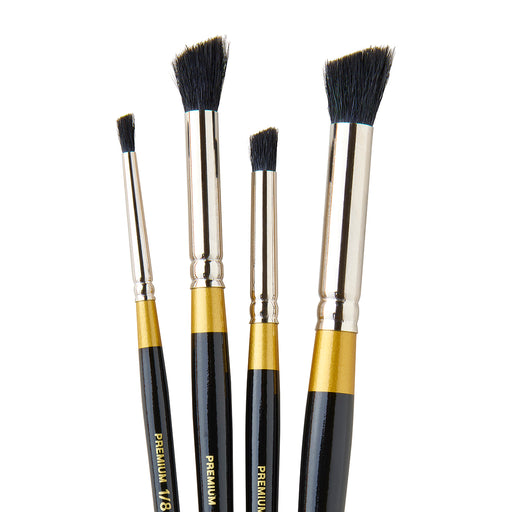 Original Gold® 9245 Deerfoot Stippler Set, 4 pc - Premium - KINGART