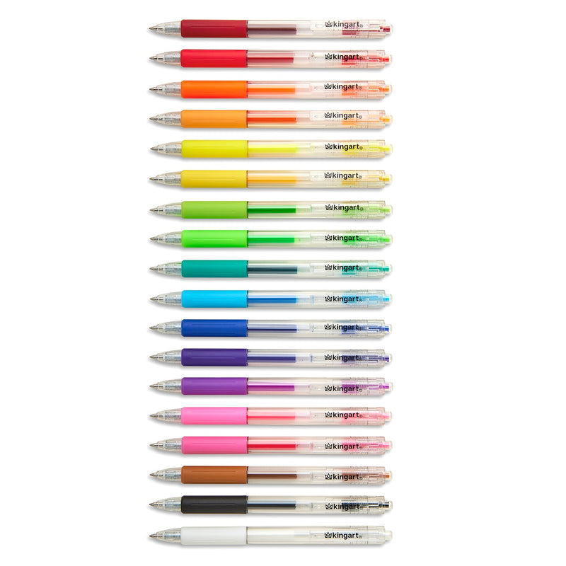 Retractable Gel Pens 18 Colors - MARKERS & PENS - SHANGHAI CMB IMPORT & EXPORT CO., LTD
