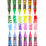 Acrylic Brush Tip Pens 12 Floral Colors - Pro - KINGART
