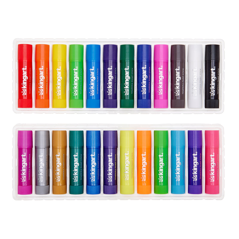 Tempera Paint Sticks, 24 Colors