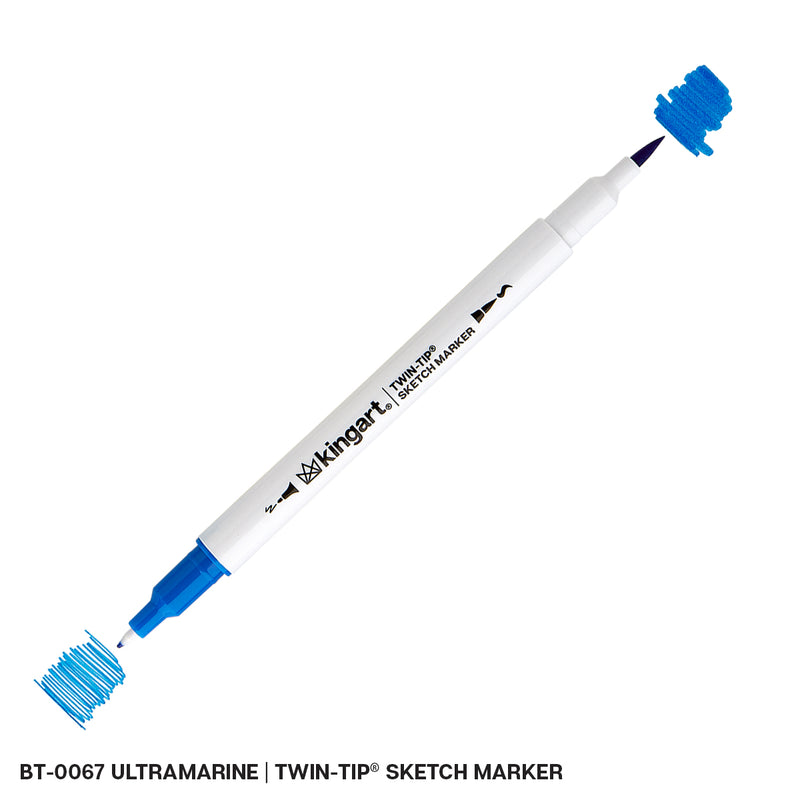 Twin-Tip™ Sketch Pens - Brush & Fine - Water-Based Ink - Single Colors