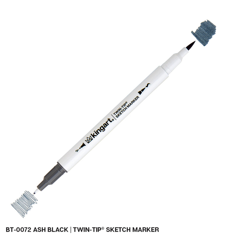 Twin-Tip™ Sketch Pens - Brush & Fine - Water-Based Ink - Single Colors