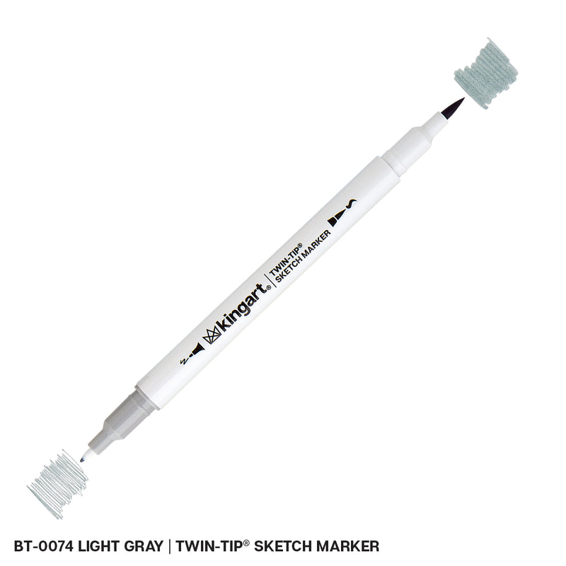 Twin-Tip™ Sketch Pens - Brush & Fine - Water-Based Ink - Single Colors