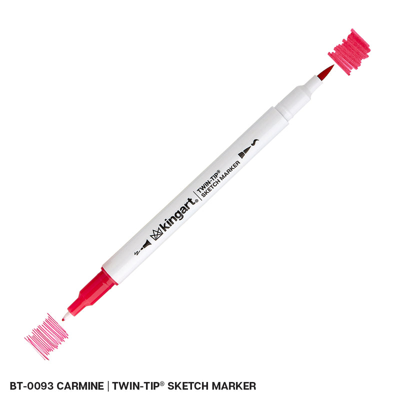 Twin-Tip™ Sketch Pens - Brush & Fine - Water-Based Ink - Single Colors