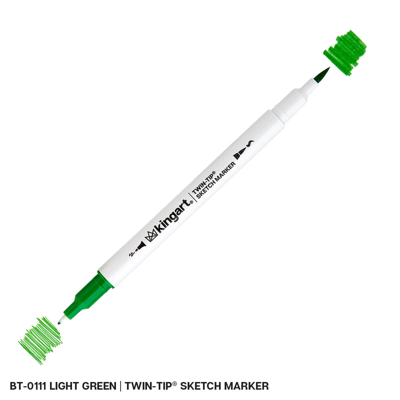 Twin-Tip™ Sketch Pens - Brush & Fine - Water-Based Ink - Single Colors