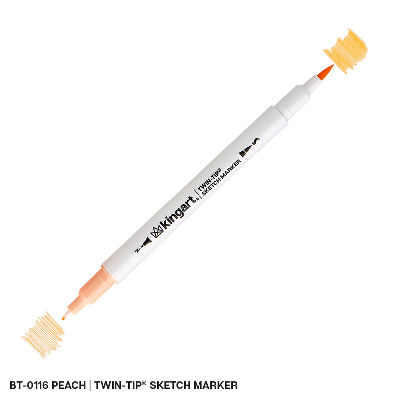 Twin-Tip™ Sketch Pens - Brush & Fine - Water-Based Ink - Single Colors