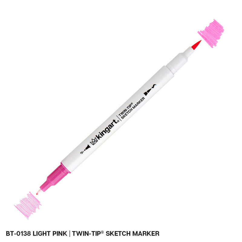 Twin-Tip™ Sketch Pens - Brush & Fine - Water-Based Ink - Single Colors