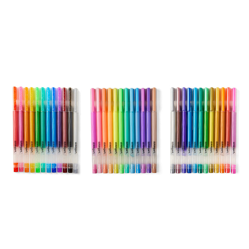 Gel Pen Bundle - Glitter, Pastel, and Metallic Colors -  - KINGART