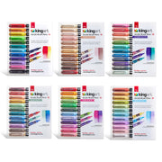 Acrylic Brush Tip Pens Bundle - 6 packs - Bundle - KINGART