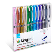 Metallic Brush Pens 12 Colors - MARKERS & PENS - SHANGHAI CMB IMPORT & EXPORT CO., LTD