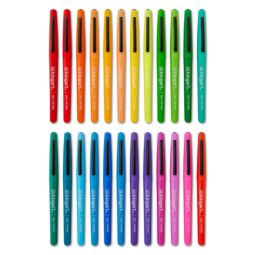 Felt Tip Pens 24 Colors - Studio - KINGART