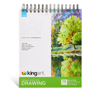 Sketch & Drawing Pads 3-Pack Bundle (9" x 12", 8" x 10", 11" x 14") - ARTIST PAPER - KINGART