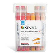 Twin-Tip™ Watercolor Pens 24 Colors - Studio - KINGART