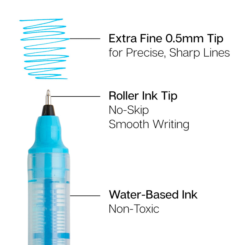 Liquid Roller Ink Pens - Singles - MARKERS & PENS - KINGART