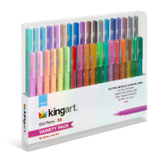 Gel Pens 36 Glitter, Metallic & Pastel Colors - MARKERS & PENS - KINGART