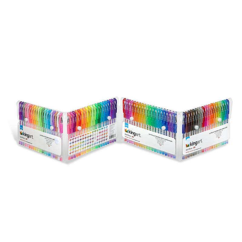 Gel Pens 80 Glitter Colors - Studio - KINGART