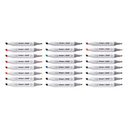 PRO Double-Ended Alcohol Markers 24 Vintage Colors - MARKERS & PENS - KINGART