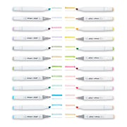 Double-Ended Alcohol Markers 24 Pastel Colors - Pro - KINGART
