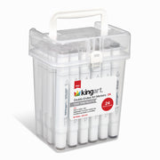 Double-Ended Alcohol Markers 24 Gray Tone Colors - Pro - KINGART