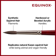 Equinox™ 747D Dagger Watercolor Brush Set 3 pc - PREMIUM BRUSH SETS - KINGART