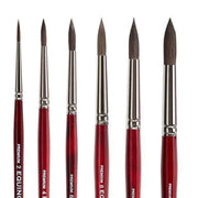 Equinox™ 747R Round Watercolor Brush Set Bundle - PREMIUM BRUSH SETS - KINGART