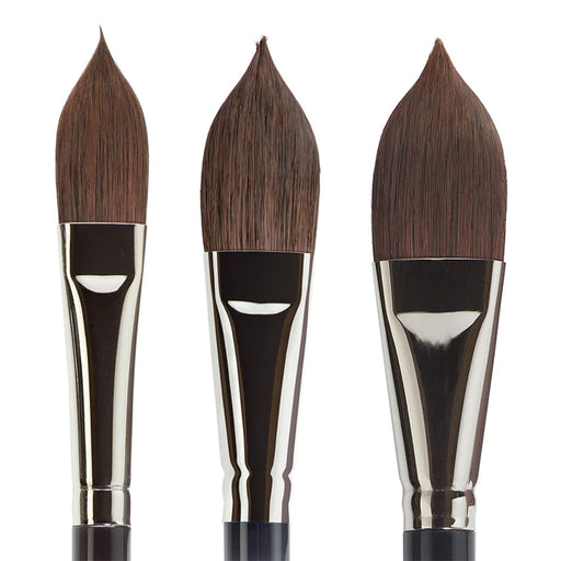 Equinox™ 747R Oval Wash Watercolor Brush Bundle -  - KINGART