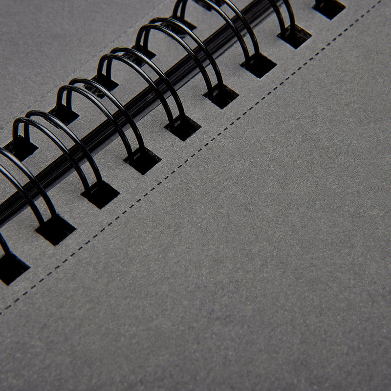 Black Paper Sketchbook  8" x 10.5" - 75 Sheets