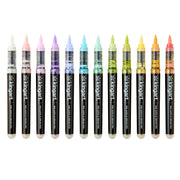 PRO Acrylic Paint Brush Pens 12 Pastel Colors - Pro - KINGART®