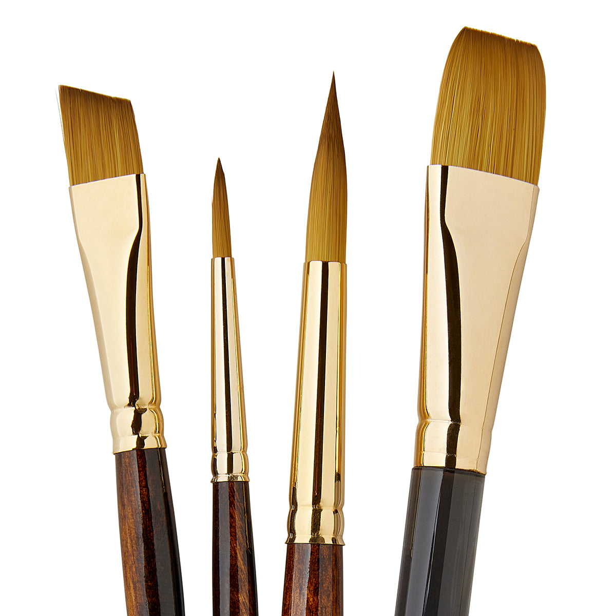 Finesse™ Synthetic Kolinsky Sable Brush Set - 4 pc — KINGART