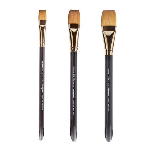 Finesse™ Square Wash Brush Bundle - PREMIUM BRUSH BUNDLE - KINGART