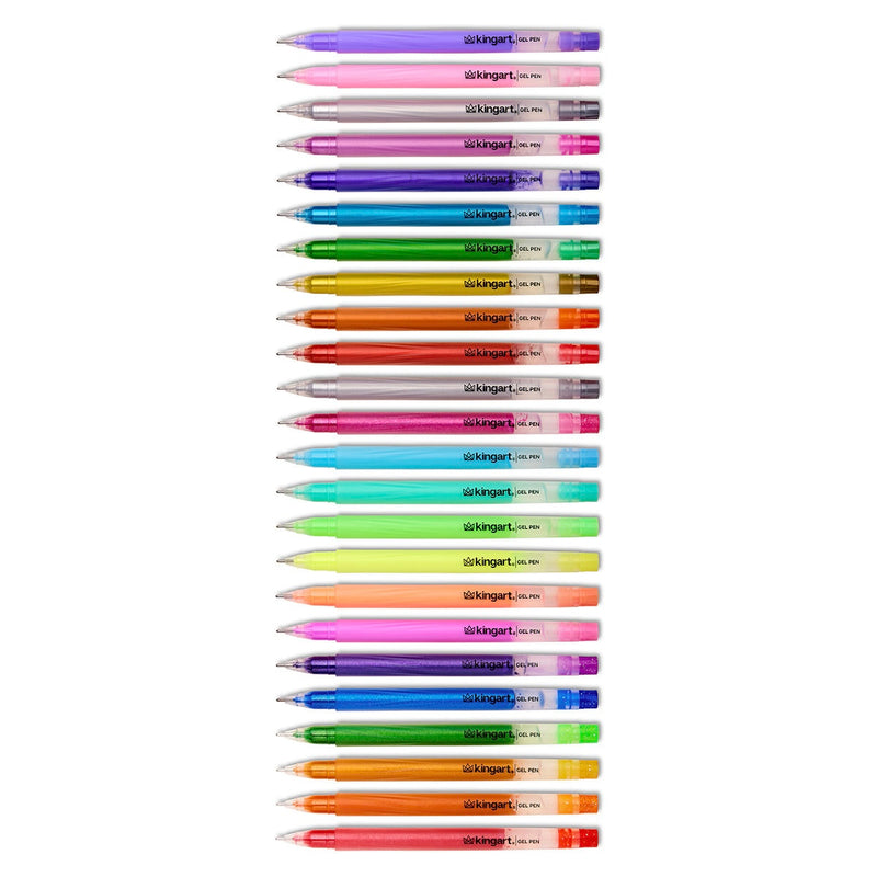 Gel Pens 24 Colors - Studio - KINGART