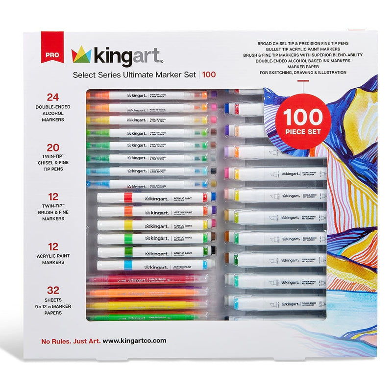 Ultimate Marker Set 100 pc - MARKERS & PENS - KINGART