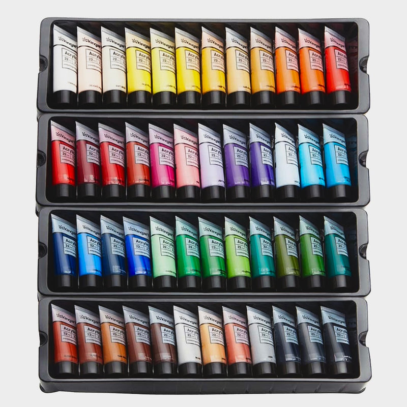 Acrylic Paint Set 48 Colors - Pro - KINGART