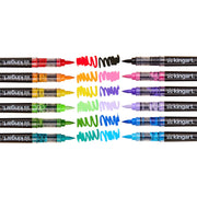 PRO Acrylic Paint Brush Pens 12 Colors - Pro - KINGART®