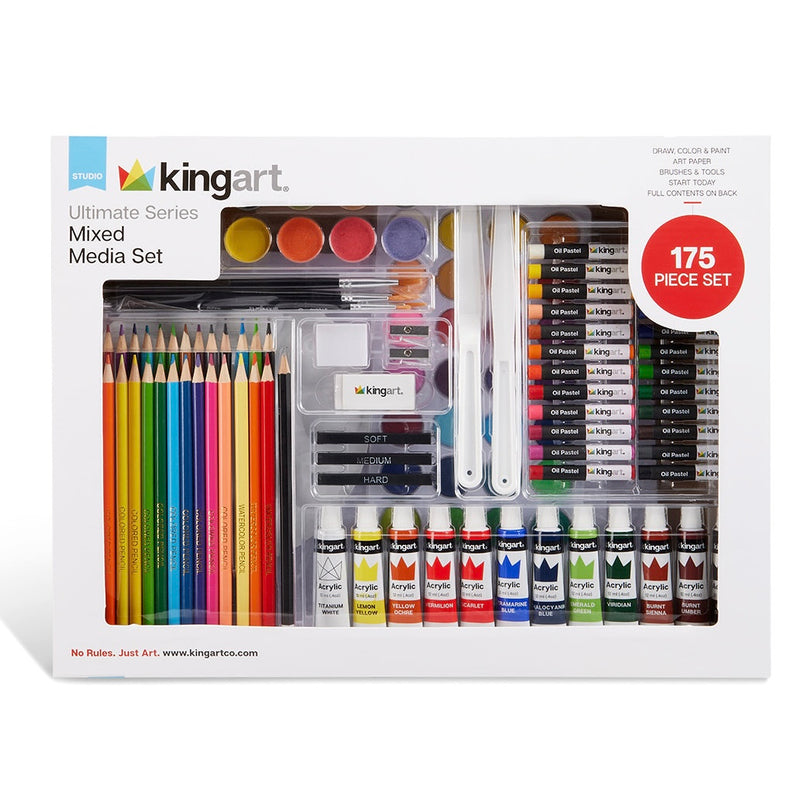 Mixed Media Art Set, 175 pc - Studio - KINGART