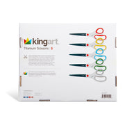 Titanium Scissors 5 pc - Value - KINGART