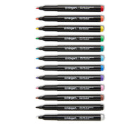 Acrylic Paint Markers - Fine Tip - 12 Classic Colors - MARKERS & PENS - KINGART