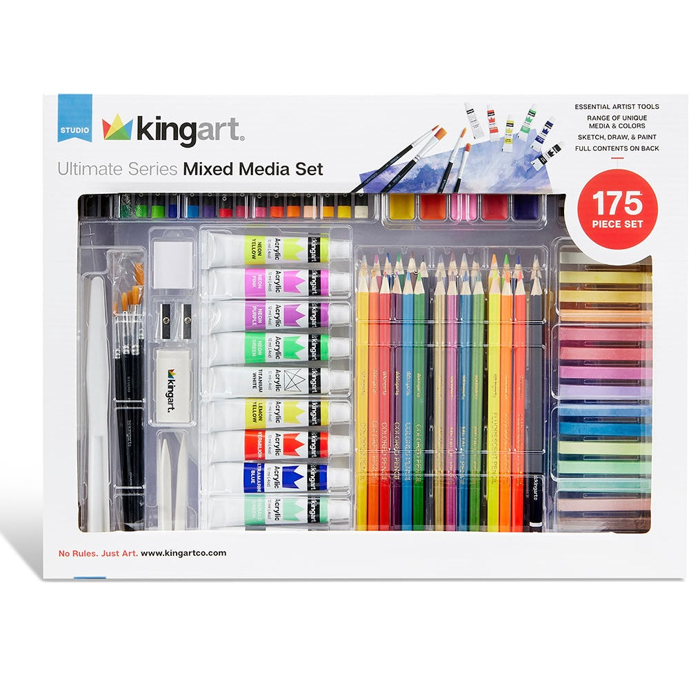 Mixed Media Art Set – 175 Pieces — KINGART