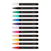 Acrylic Paint Pens Extra Fine 12 Colors - Pro - KINGART
