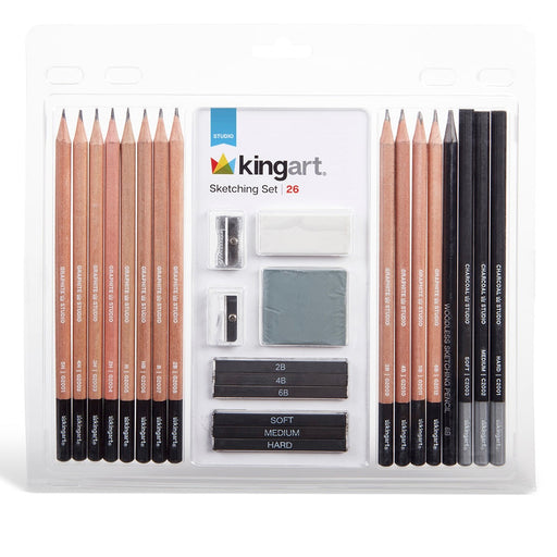 Sketch & Drawing Set 26 pc - Studio - KINGART