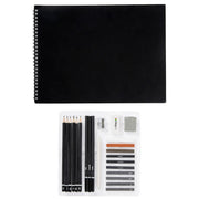 Sketching & Drawing Combo, Hardcover Book & 26 pc Pencil Set - Studio - KINGART