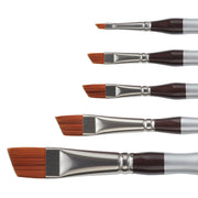 Precision™ 2400 Angle Brush Set, 5 pc -  - KINGART