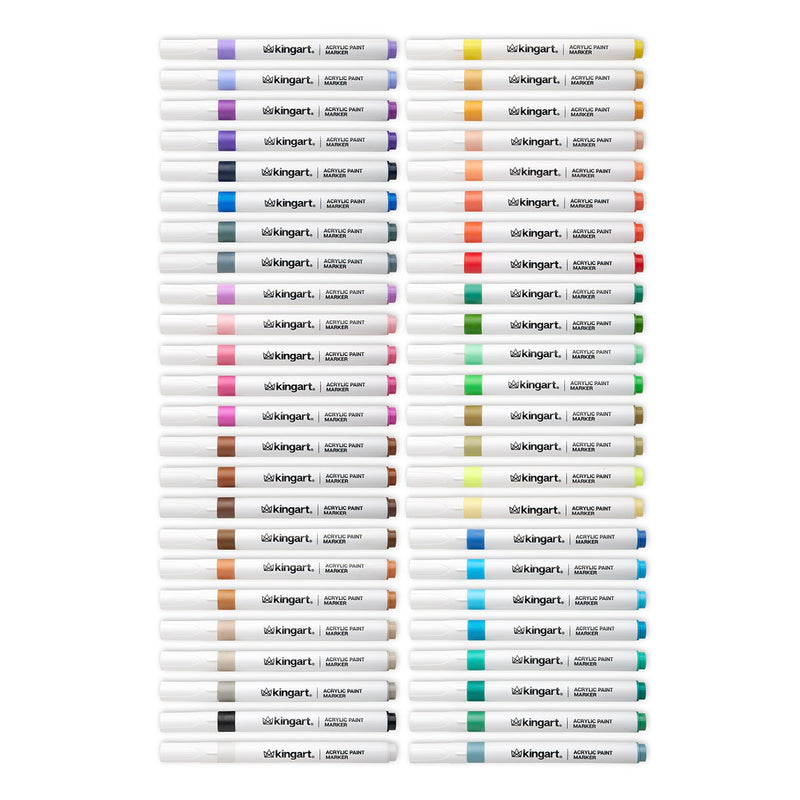 Acrylic Paint Markers 48 Colors - Studio - KINGART®