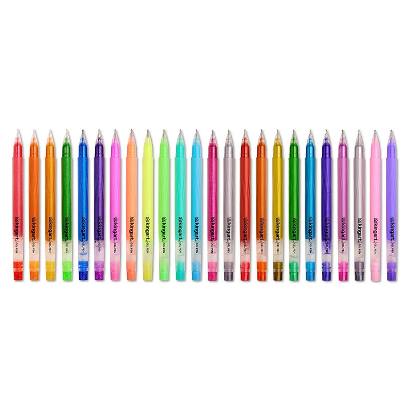 Gel Pens 24 Colors - Studio - KINGART
