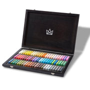 Soft Pastels, Espresso Wood Case, 72 Colors - Pro - KINGART®
