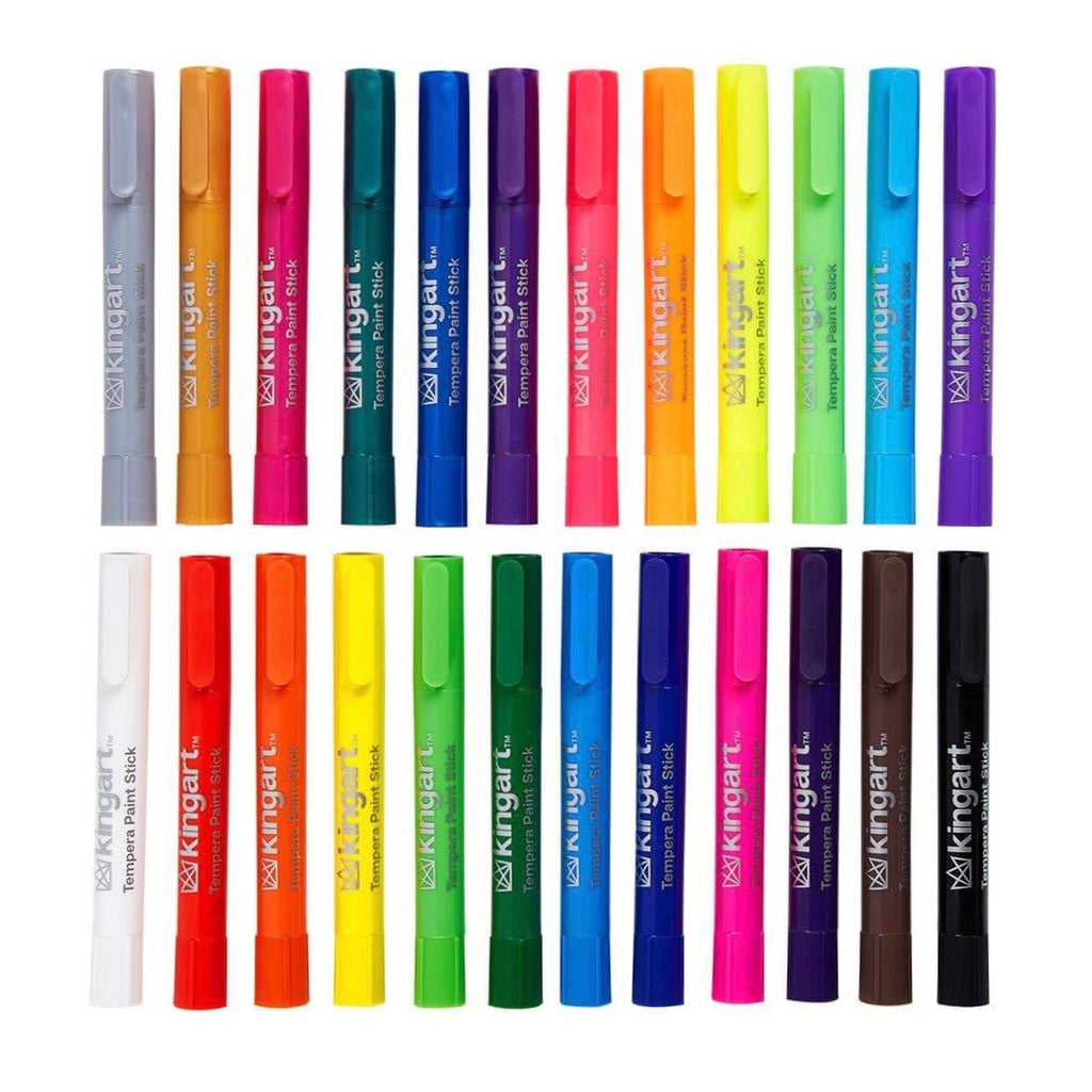 24Ct ThinStix Tempera Paint Classic, Metalix, Neon Colors, 12 eaches per D 24Ct ThinStix Tempera Paint: Classic, Metalix, Neon Colors, 12 eaches per  Display